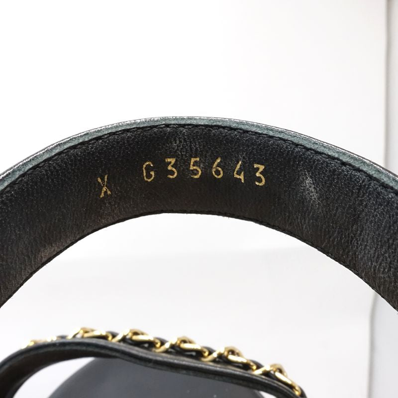 CHANEL シャネル サンダル ウェッジソール ココマーク G35643 サイズ37 レザー ブラック ベージュ レディース/181982【中古】