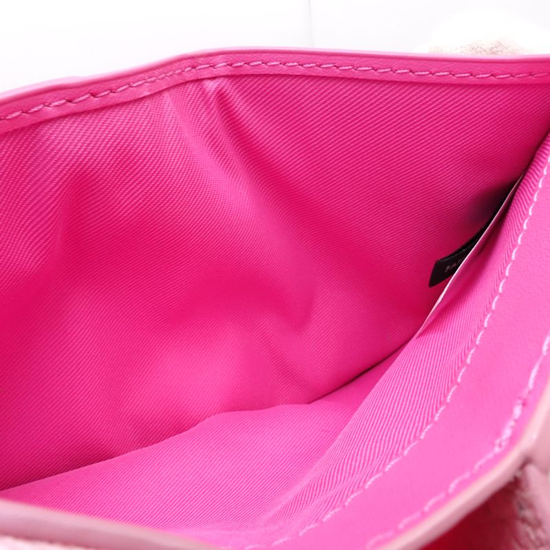 【中古】MARC BY MARC JACOBS マークバイマークジェイコブス 二つ折り財布 2R3SMP044S10 ザ ウォレット レザー ピンク レディース /182031