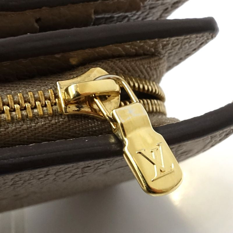 【中古】LOUIS VUITTON ルイヴィトン 二つ折り財布 M80152 ポルトフォイユ クレア モノグラム アンプラント トゥルトレール レディース /182056