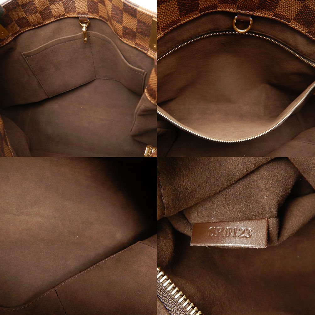 LOUIS VUITTON ルイヴィトン ダミエ マリーボ-ンPM N41215 トートバッグ エベヌ/252924【中古】