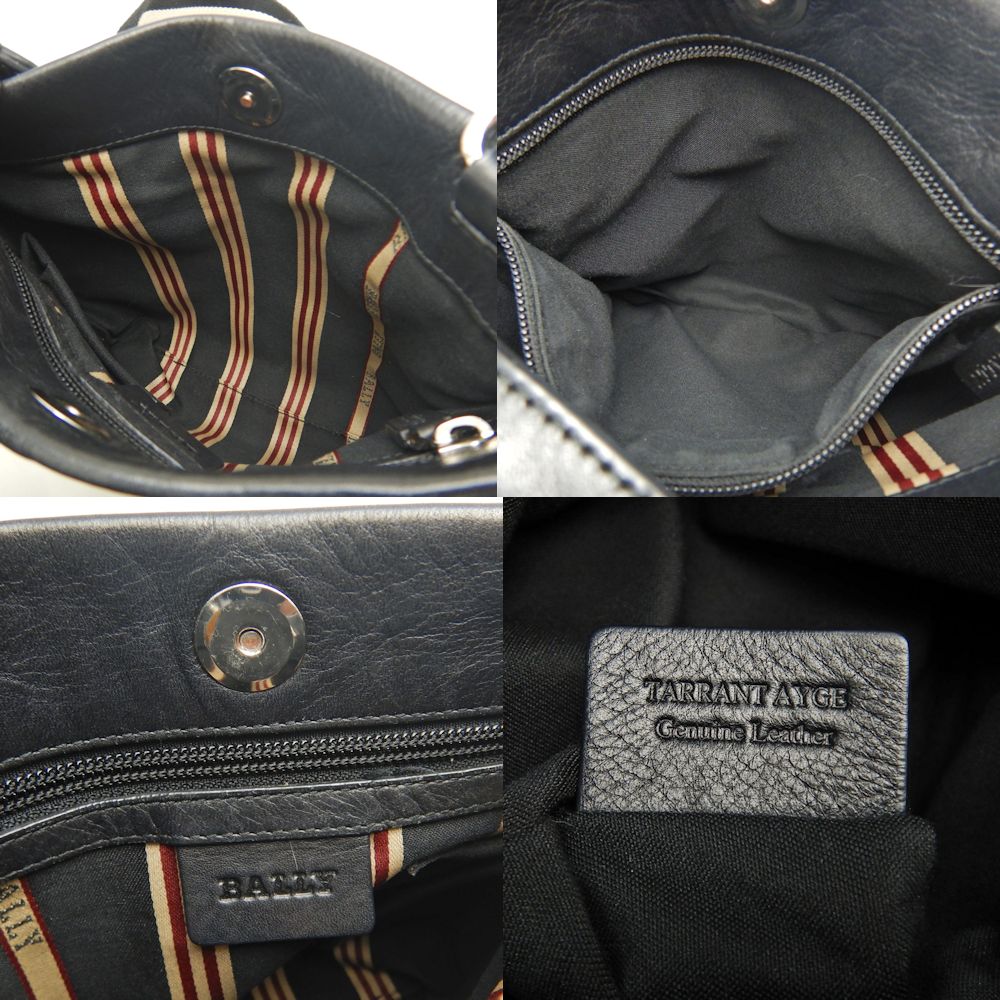 BALLY バリー トレインスポッティング TARRANT AYGE ショルダーバッグ レザー ブラック レディース /253482【中古】