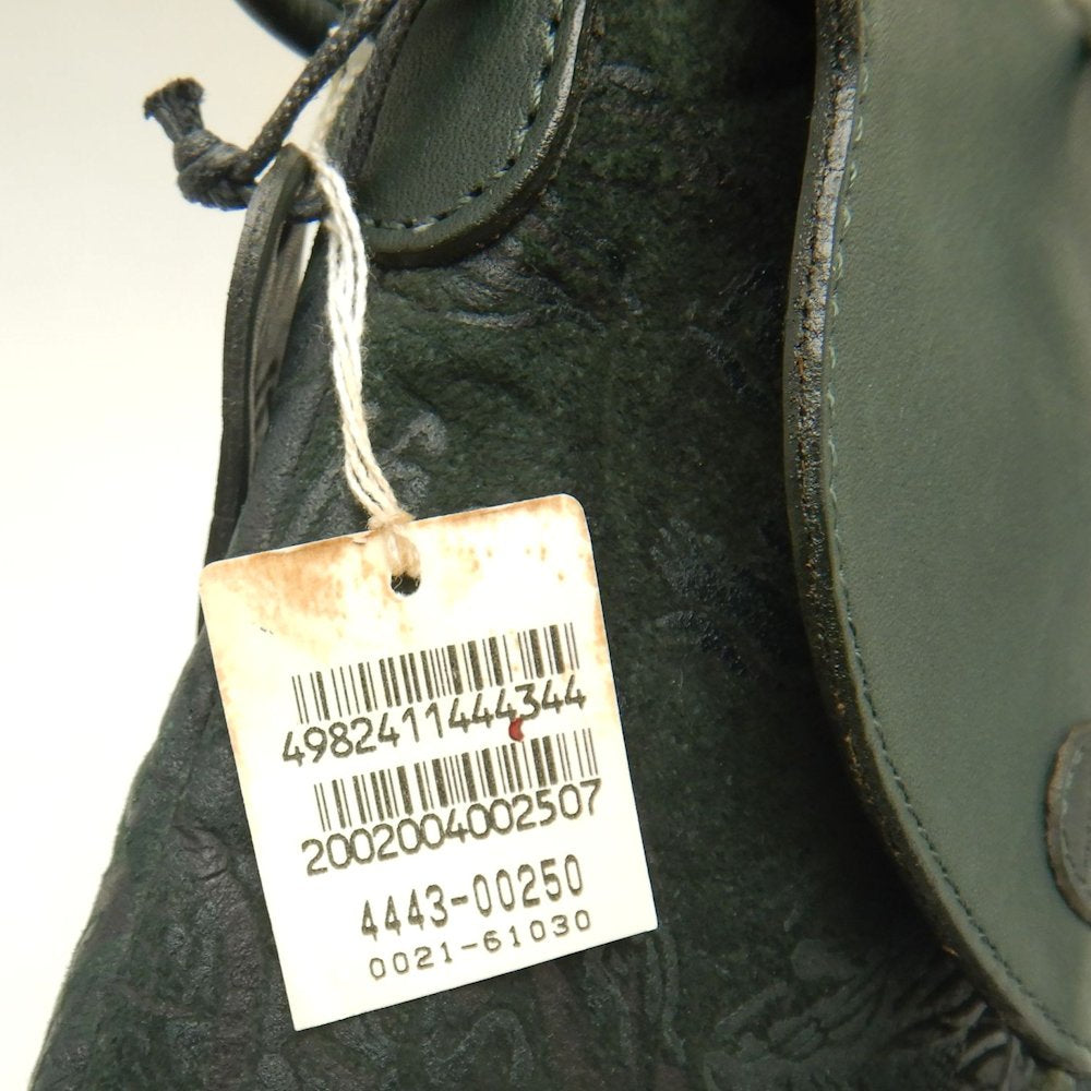 AOYAMA IBIZA 青山イビサ 4443-00250 ショルダーバッグ レザー グリーン レディース /253702【中古】