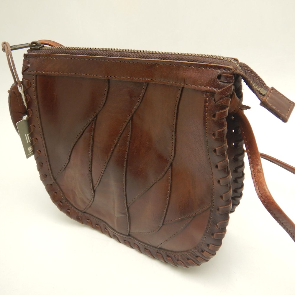 AOYAMA IBIZA 青山イビサ 1871-00240 ショルダーバッグ レザー ブラウン レディース /253703【中古】
