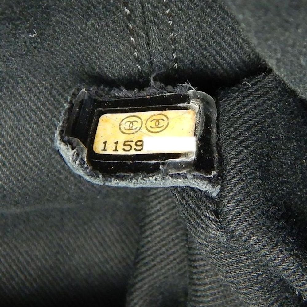 CHANEL シャネル ワイルドステッチ ガマ口 ハンドバッグ ラムスキン ブラック レディース /253803【中古】