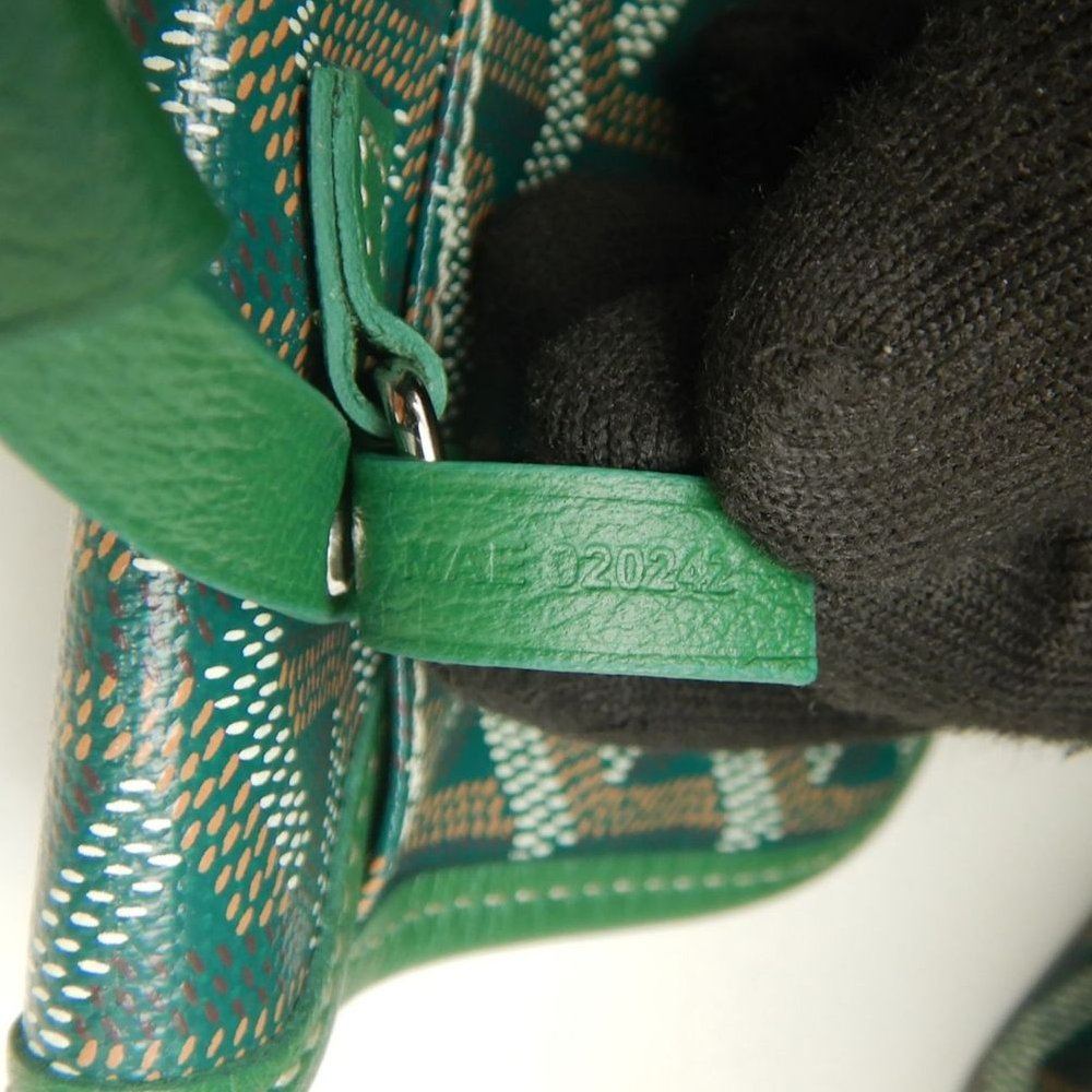 GOYARD ゴヤール サンルイPM トートバッグ ゴヤールディンキャンバス グリーン レディース /253822【中古】