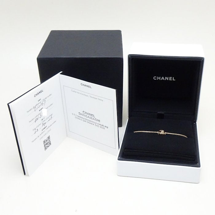 CHANEL シャネル ココ クラッシュ コレクション ブレスレット ダイヤモンド0.03ct J12367 K18YG イエローゴールド/292822【中古】【BJ】