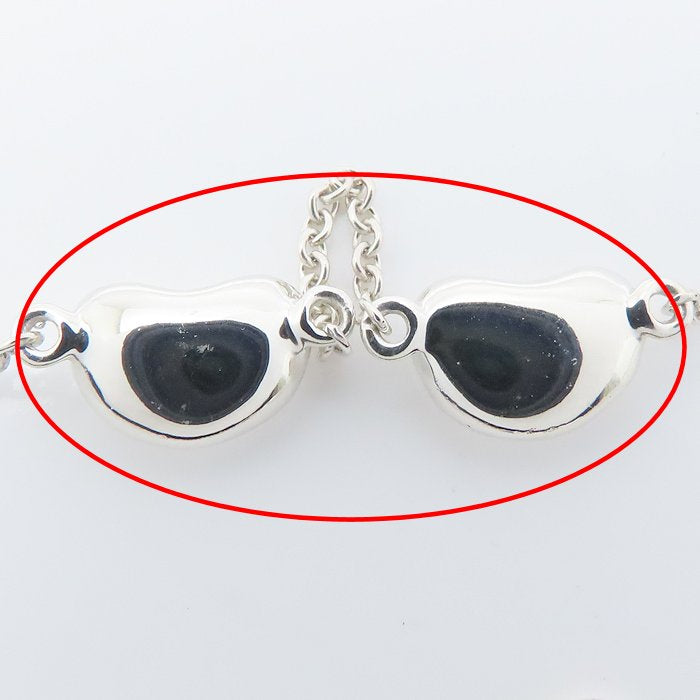 TIFFANY&Co. ティファニー ビーン ネックレス 5モチーフ エルサペレッティ シルバー925 レディース/295067【中古】【BJ】