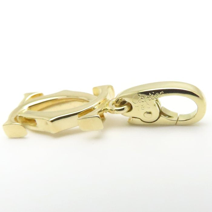CARTIER カルティエ 2C ペンダントトップ チャーム K18YG イエローゴールド レディース /295217【中古】【BJ】