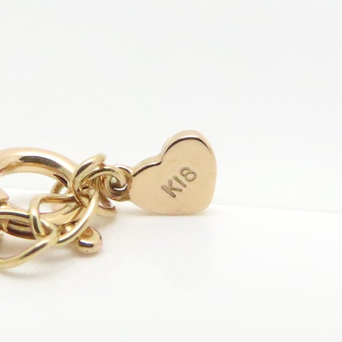 STAR JEWELRY スタージュエリー ミステリアスハート ネックレス ピンクサファイヤ0.25ct K18PG ピンクゴールド レディース/295322【中古】【BJ】