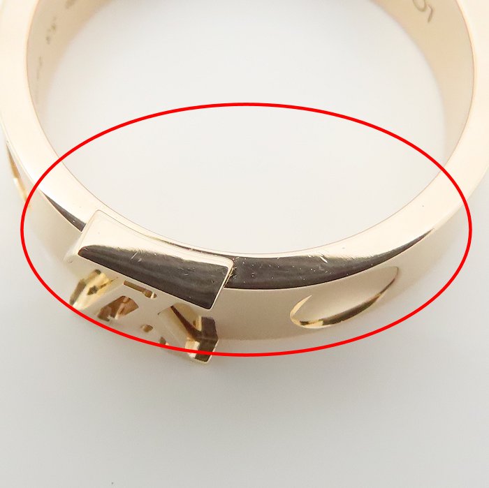 LOUIS VUITTON ルイヴィトン アンプラント LV リング 指輪 #53 13号 Q9K98A レディース/295333【中古】【BJ】