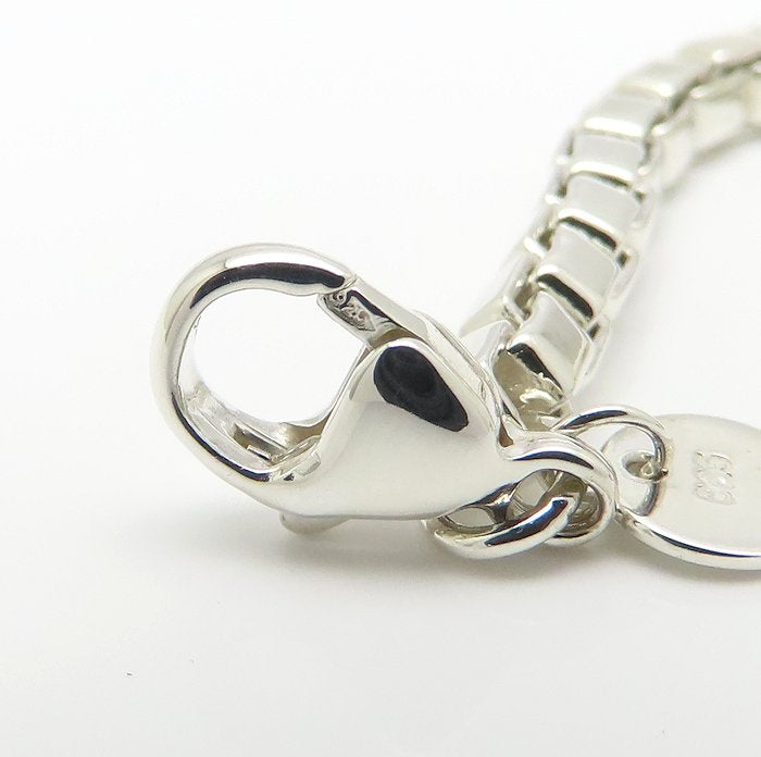 TIFFANY&Co. ティファニー ベネチアン ブレスレット 19cm シルバー925 レディース/295561【中古】【BJ】