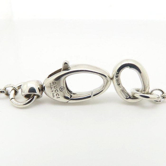 GUCCI グッチ ディアマンテピラミッドスタッズ ネックレス シルバー925 レディース/295582【中古】【BJ】