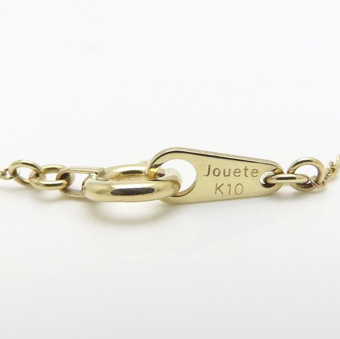Jouete ジュエッテ ホースシュー ネックレス 1Pダイヤモンド K10YG イエローゴールド/295584【中古】【BJ】