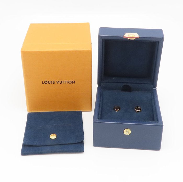 LOUIS VUITTON ルイヴィトン ピアス アンプラント K18PG ピンクゴールド レディース Q96579/295625【中古】【BJ】