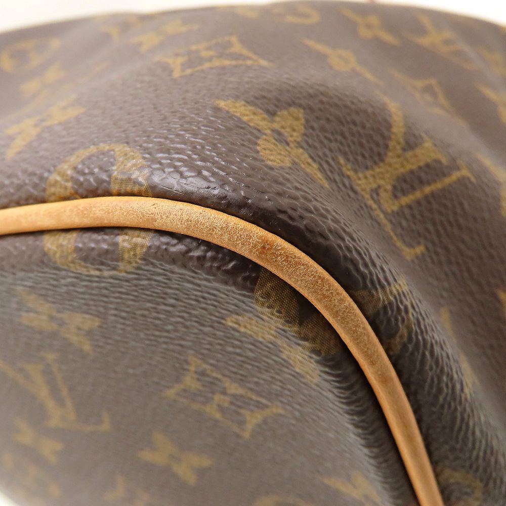 LOUIS VUITTON ルイヴィトン モノグラム パレルモ M40145 ハンドバッグ 2Way ブラウン レディース/353211【中古】