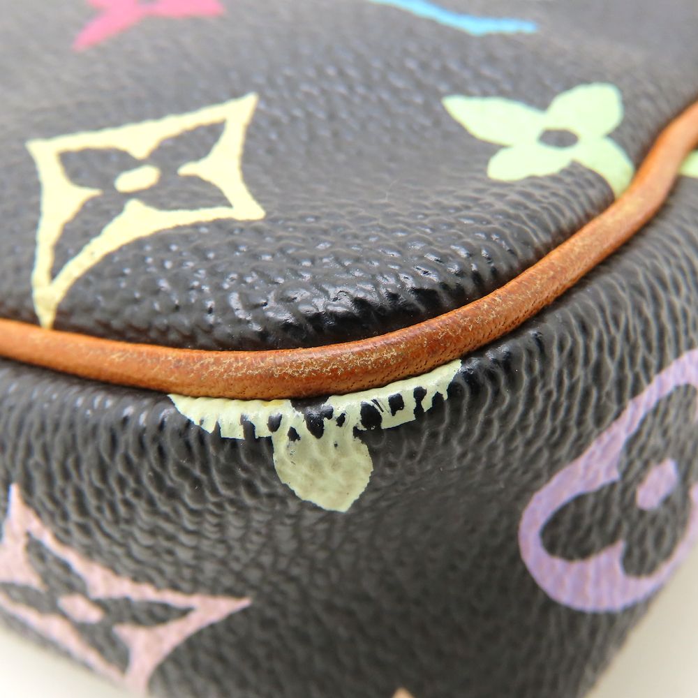 LOUIS VUITTON ルイヴィトン モノグラム・マルチ アクセサリーポーチ M92648 ハンドバッグ ノワール レディース/353213【中古】