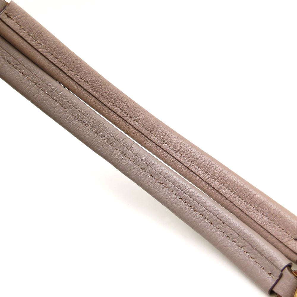 Salvatore Ferragamo サルヴァトーレフェラガモ ダブルガンチーニ チェーンハンドルバッグ AU-21/B992 ハンドバッグ レザー グレー系 レディース/353296【中古】