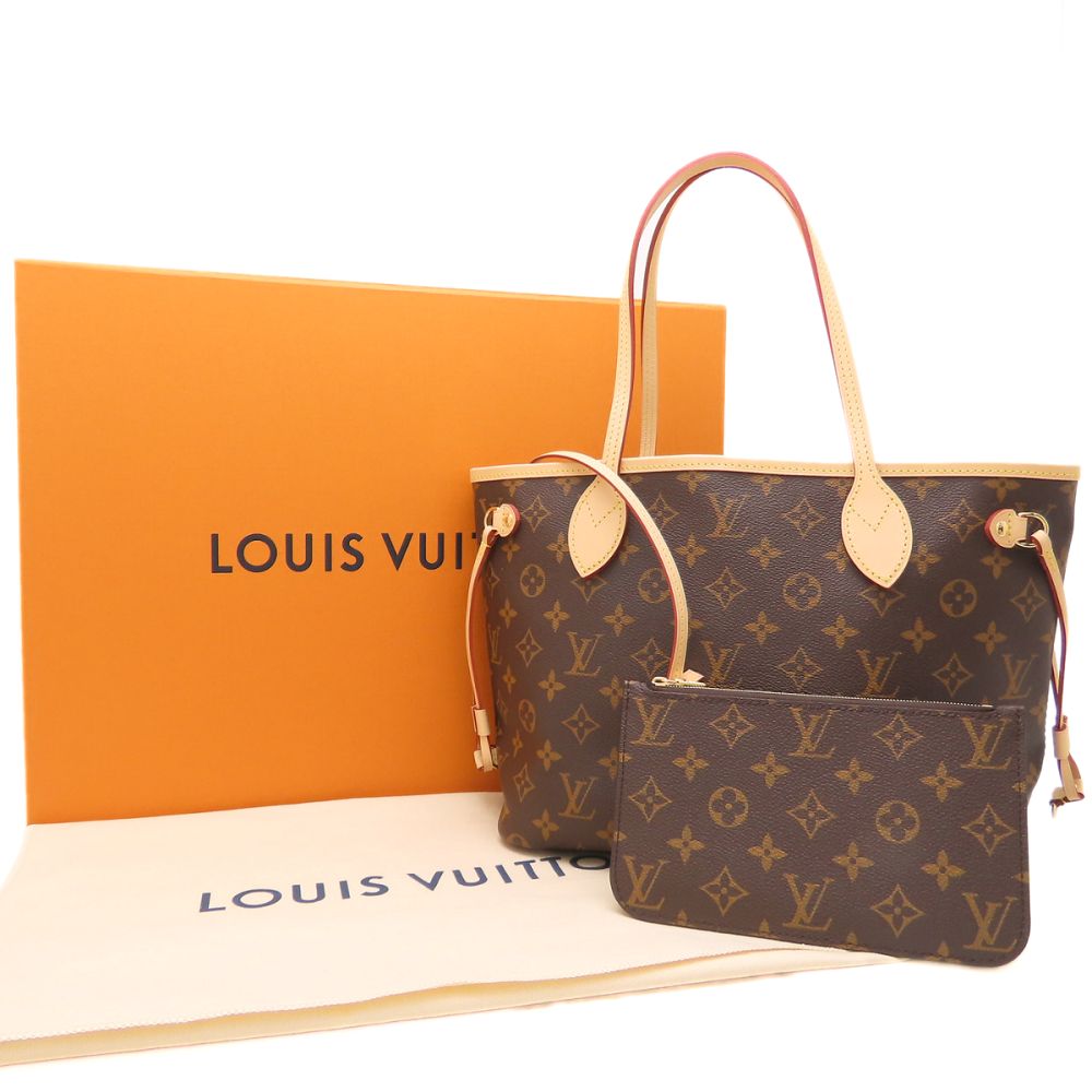 LOUIS VUITTON ルイヴィトン モノグラム ネヴァーフルPM M46979 トートバッグ ブラウン レディース/353342【未使用】