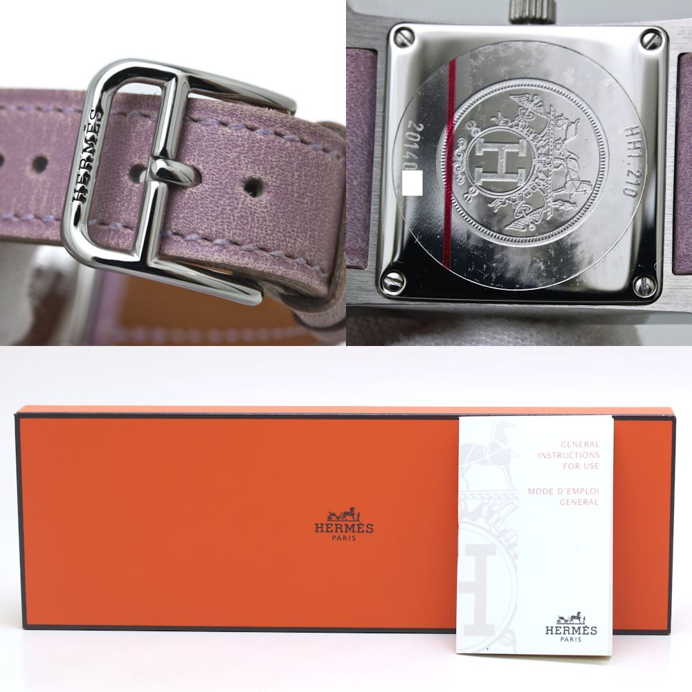 腕時計 レディース HERMES エルメス Hウォッチ HH1.210.531/NMV 【電池交換済】 ステンレススチール/40055【中古】
