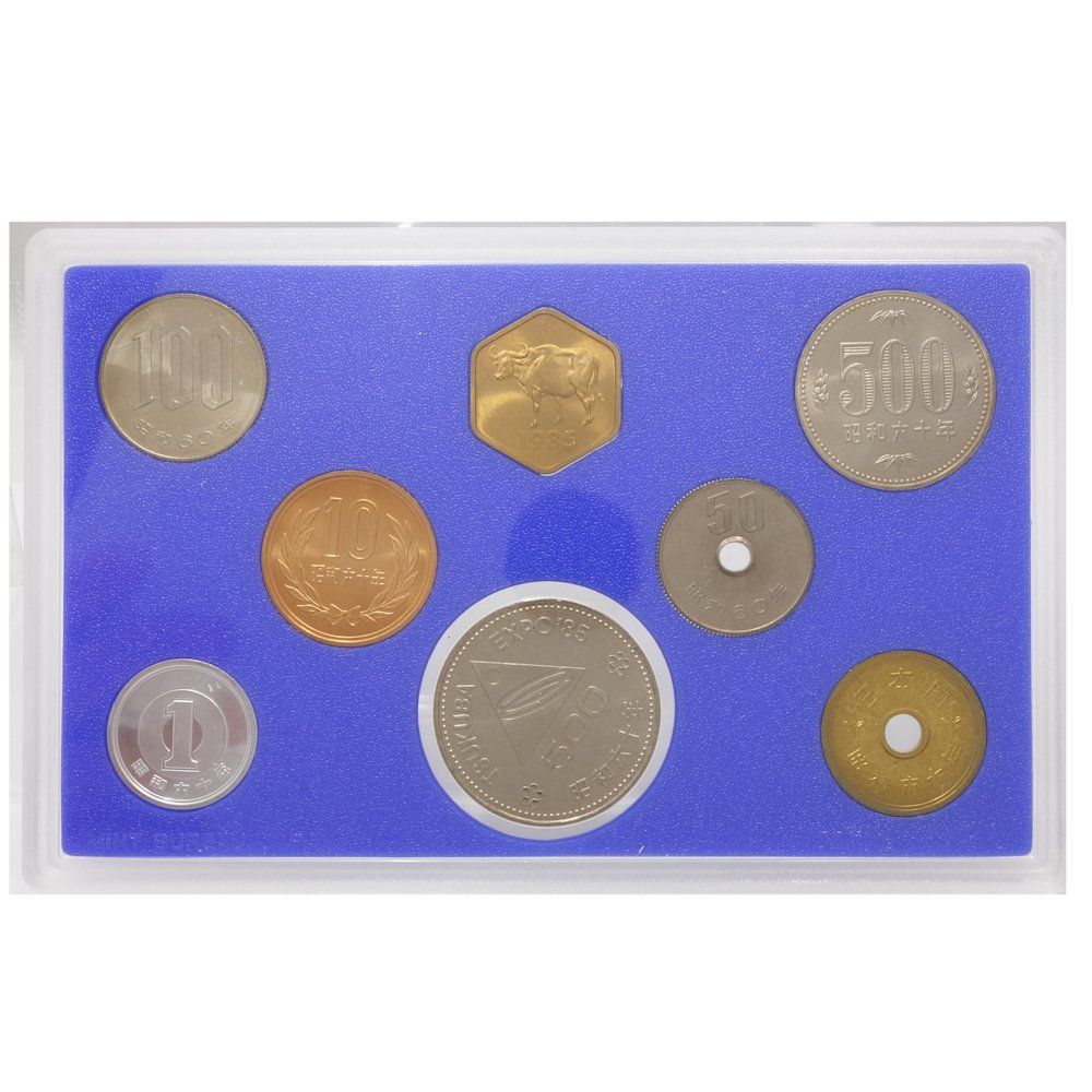 貨幣 貨幣セット 額面1166円 ミントセット MINT BUREAU JAPAN 昭和60年 ユニセックス/081133【未使用】