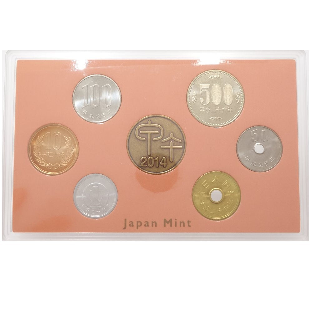 貨幣 貨幣セット 額面666円 ミントセット MINT BUREAU JAPAN 2014年 ユニセックス/081135【未使用】