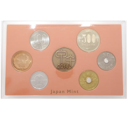 貨幣 貨幣セット 額面666円 ミントセット MINT BUREAU JAPAN 2014年 ユニセックス/081135【未使用】