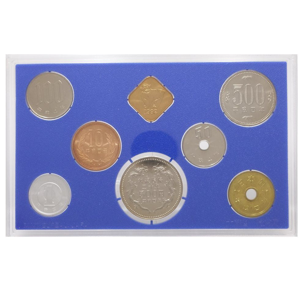 貨幣 プルーフ貨幣 造幣局 沖縄復帰20年記念 額面1166円 記念硬貨セット ユニセックス/082747【中古】