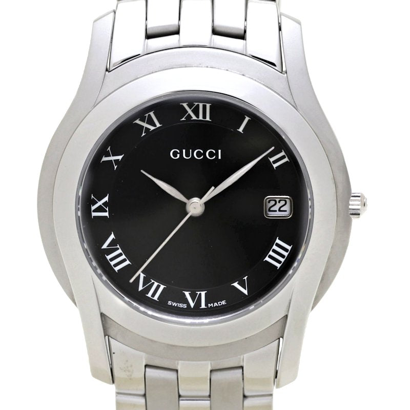 GUCCI グッチ Gクラス シェリー YA055302 5500M ステンレススチール メンズ/130257【中古】【腕時計】