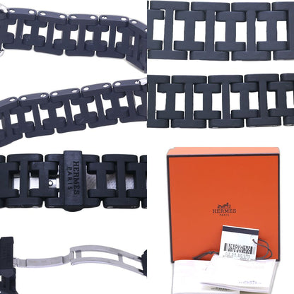 HERMES エルメス クリッパー ダイバークロノ CL2.315.330/3775 ステンレススチールxラバー レディース/130386【中古】【腕時計】