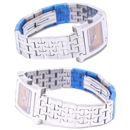 HERMES エルメス Hウォッチ HH1.210.461/4804【磨き済/電池交換済】 ステンレススチール レディース/130394【中古】【腕時計】