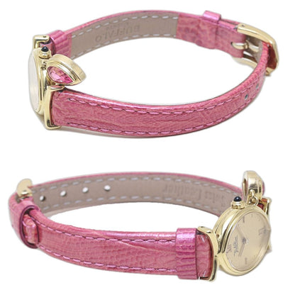 Emilio Pucci エミリオプッチ ルベライト0.87ct 130702.53【中古】 腕時計 レディース ウォルサム製品 イエローゴールドx革/130452