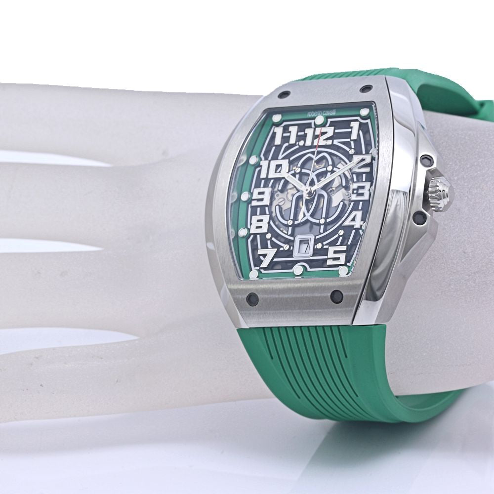 Roberto Cavalli ロベルトカバリ BY FRANCK MULLER バイ フランク・ミュラー RV1G205P1021 日本限定品 【未使用】 腕時計 メンズ【保護シール付き】 ステンレススチールxラバー/130466