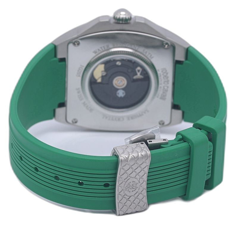 Roberto Cavalli ロベルトカバリ BY FRANCK MULLER バイ フランク・ミュラー RV1G205P1021 日本限定品 【未使用】 腕時計 メンズ【保護シール付き】 ステンレススチールxラバー/130466