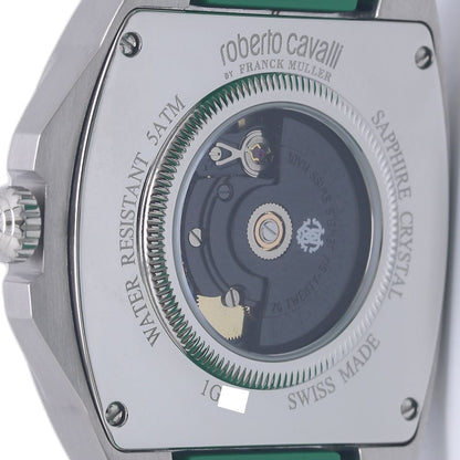 Roberto Cavalli ロベルトカバリ BY FRANCK MULLER バイ フランク・ミュラー RV1G205P1021 日本限定品 【未使用】 腕時計 メンズ【保護シール付き】 ステンレススチールxラバー/130466