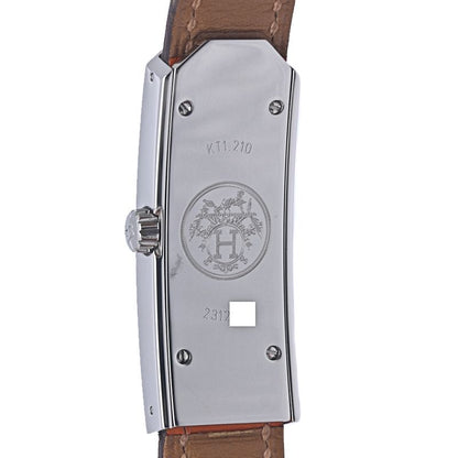 HERMES エルメス ケリー2 KT1.210.130./WOR2【中古】 腕時計 レディース【電池交換済】 ステンレススチールx革/130475