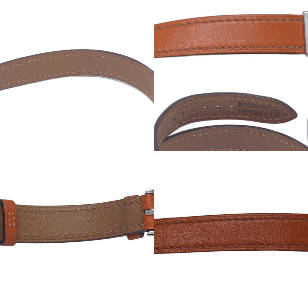 HERMES エルメス ケリー2 KT1.210.130./WOR2【中古】 腕時計 レディース【電池交換済】 ステンレススチールx革/130475