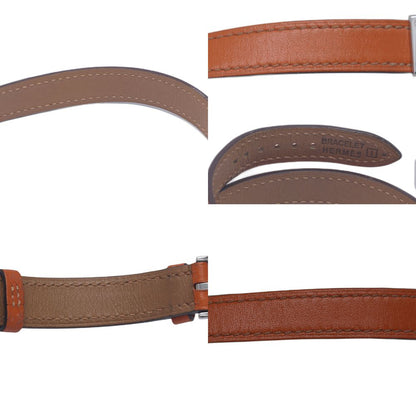 HERMES エルメス ケリー2 KT1.210.130./WOR2【中古】 腕時計 レディース【電池交換済】 ステンレススチールx革/130475