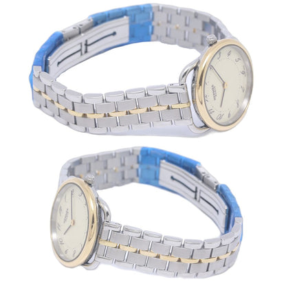 HERMES エルメス アルソー AR4.220.430/4126【中古】 腕時計 レディース【磨き済】 ステンレススチールxGP(ゴールドメッキ)/130478