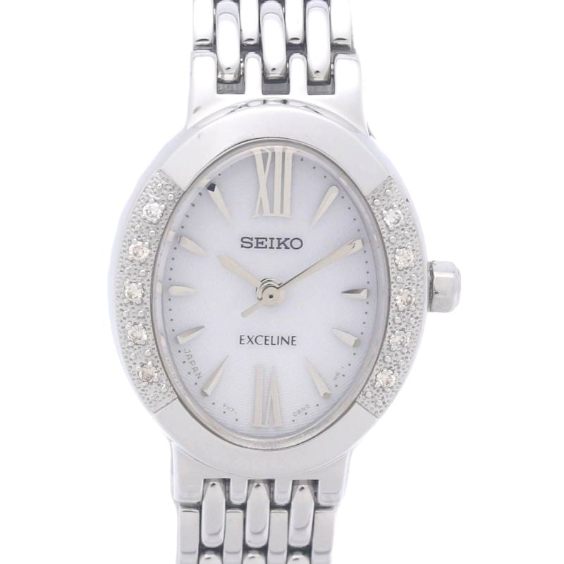 SEIKO セイコー ドルチェ&エクセリーヌ SWCQ047 V117-0AV0【中古】 腕時計 レディース ステンレススチール/130492