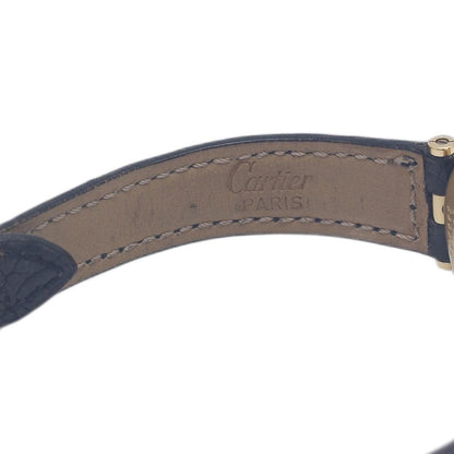 CARTIER カルティエ マストヴァンドームSM ヴェルメイユ W1004254【中古】 腕時計 レディース【電池交換済】 シルバー925x革/130497