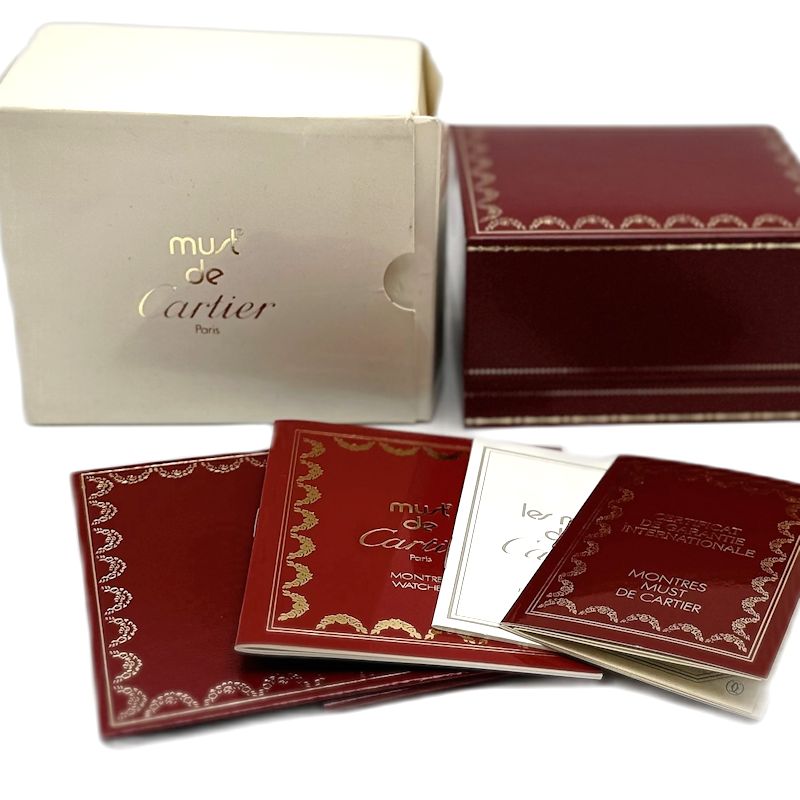 CARTIER カルティエ マストヴァンドームSM ヴェルメイユ W1004254【中古】 腕時計 レディース【電池交換済】 シルバー925x革/130497