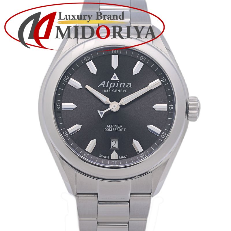 Alpina アルピナ アルパイナー AL-240GS4E6B AL240X4E6【中古】 腕時計 メンズ【電池交換済】 ステンレススチール/130507