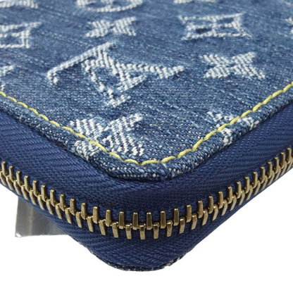 LOUIS VUITTON ルイヴィトン 長財布 M95341 ジッピーウォレット モノグラム デニム ブルー/180694【中古】