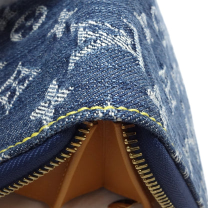 LOUIS VUITTON ルイヴィトン 長財布 M95341 ジッピーウォレット モノグラム デニム ブルー/180694【中古】