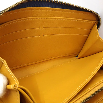 LOUIS VUITTON ルイヴィトン 長財布 M95341 ジッピーウォレット モノグラム デニム ブルー/180694【中古】
