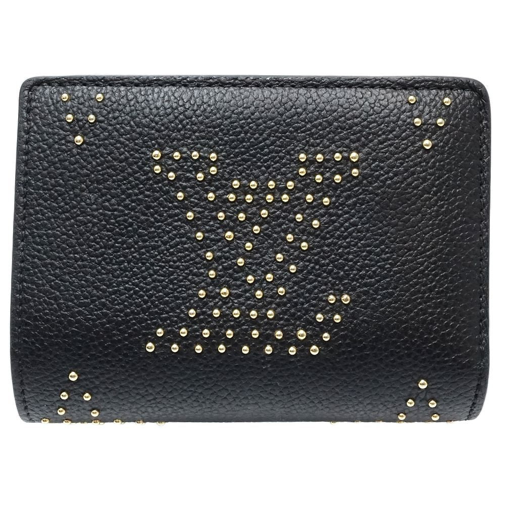 LOUIS VUITTON ルイヴィトン 二つ折り財布 M82902 ポルトフォイユ クレア モノグラム アンプラント スタッズ ノワール/180829【中古】