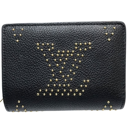 LOUIS VUITTON ルイヴィトン 二つ折り財布 M82902 ポルトフォイユ クレア モノグラム アンプラント スタッズ ノワール/180829【中古】