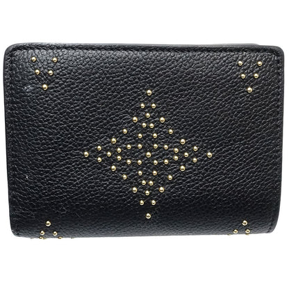 LOUIS VUITTON ルイヴィトン 二つ折り財布 M82902 ポルトフォイユ クレア モノグラム アンプラント スタッズ ノワール/180829【中古】