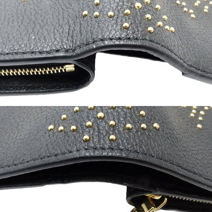 LOUIS VUITTON ルイヴィトン 二つ折り財布 M82902 ポルトフォイユ クレア モノグラム アンプラント スタッズ ノワール/180829【中古】