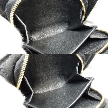 LOUIS VUITTON ルイヴィトン 二つ折り財布 M82902 ポルトフォイユ クレア モノグラム アンプラント スタッズ ノワール/180829【中古】